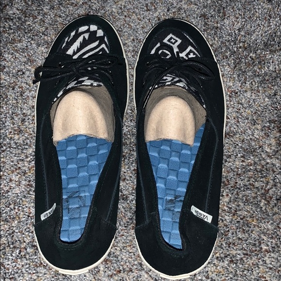 Vans Palasides Surf Side Suede Vulc Black Aztec Sneaker - Picture 3 of 7